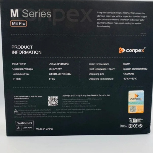 هدلایت کانپکس M8pro H7